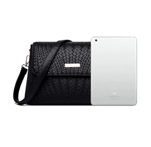 EDIBAZZAR Damenledertasche - Eco-Leder - Eleganz und Funktionalität - Goldene Akzente - Verstellbarer Riemen - Geräumiges Design - Langlebigkeit von EDIBAZZAR