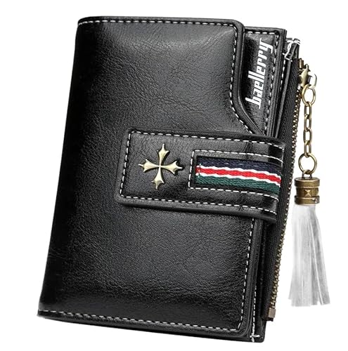 EDIBAZZAR Damenportemonnaie - Elegantes Retro-Design - Organisiertes Aufbewahren - Praktische Funktionalität - Modisches Accessoire von EDIBAZZAR