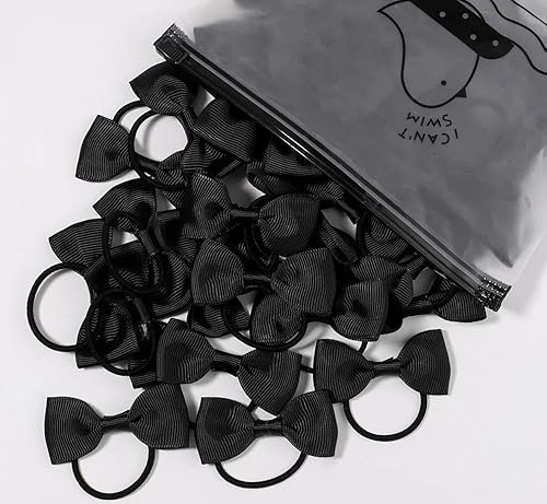 EDIBAZZAR Gummibänder Set für Baby Mädchen - Schleifen - Vielseitiger Haarschmuck - Mädchen Accessoires - Haargummis - Schöne Schleifen - Elastisch von EDIBAZZAR