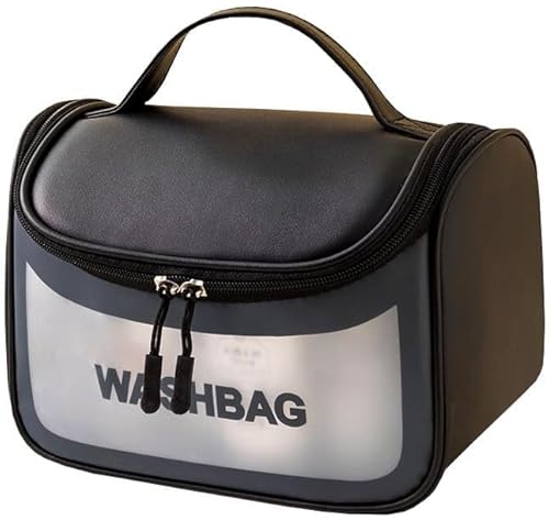 EDIBAZZAR Kosmetiktasche - Sehr praktisch - Wasserdicht - Groß - Organizer - Leicht zu reinigen - Transparent von EDIBAZZAR