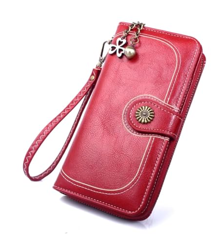 EDIBAZZAR Portemonnaie - Damen - Kunstleder - Design - Funktionalität - Stil - Organisiertes Platzwunder von EDIBAZZAR