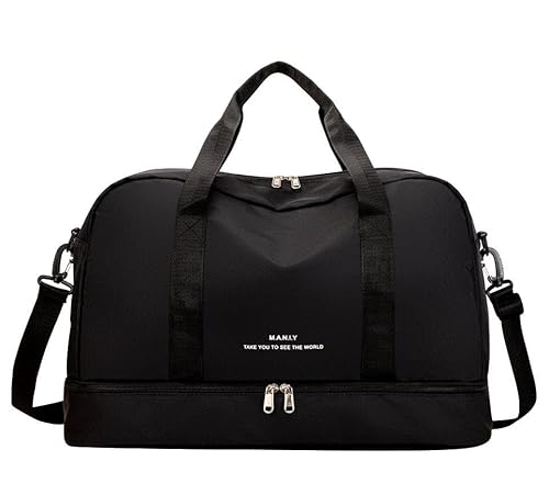 EDIBAZZAR Reisetasche - Sporttasche für jeden - Stilvoller Transport - Geräumige Funktionalität - Wasserdichtes Nylon - Fitnessstudio-Organizer von EDIBAZZAR