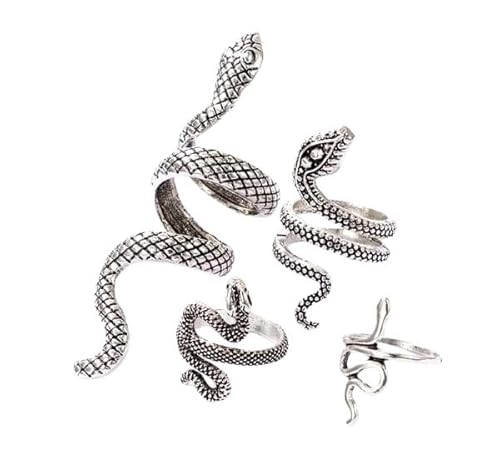 EDIBAZZAR Ringe aus Metall - Set mit 4 Ringen - Vielseitig einsetzbar - Verschiedene Größen - Stilvoll gestalten - Hochwertige Verarbeitung - Langlebig EDIBAZZAR Ringe aus Metall - Set mit 4 Ringen - Vielseitig einsetzbar - Verschiedene Größen - Stilvoll gestalten - Hochwertige Verarbeitung - Langlebig von EDIBAZZAR