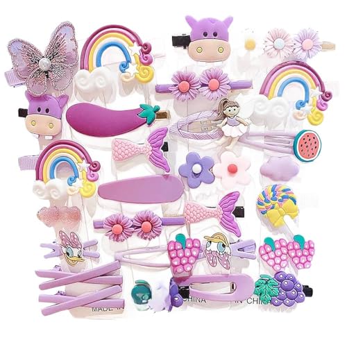 EDIBAZZAR Set mit 28 Kinderhaarspangen von EDIBAZZAR