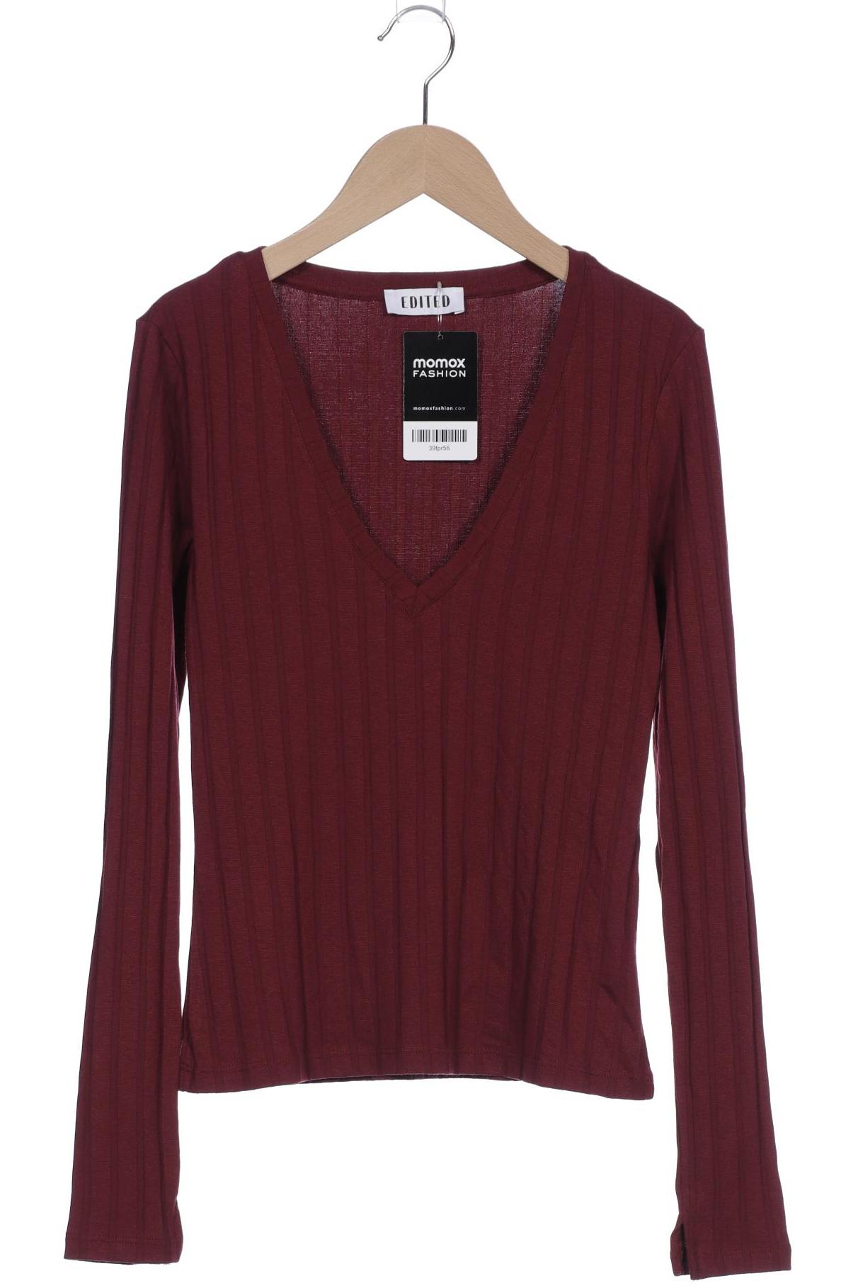 EDITED THE LABEL Damen Langarmshirt, bordeaux von EDITED THE LABEL