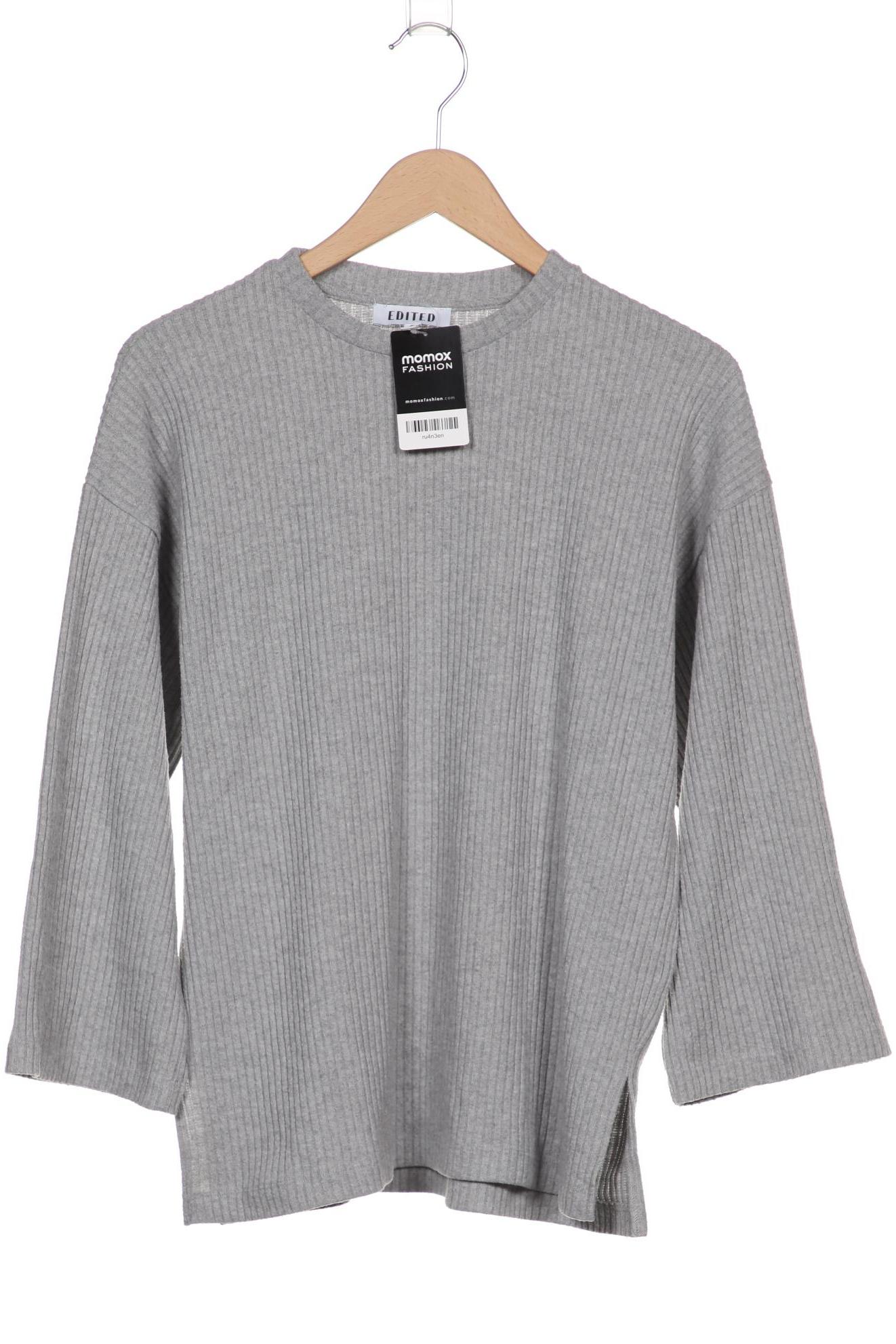 EDITED THE LABEL Damen Langarmshirt, grau von EDITED THE LABEL