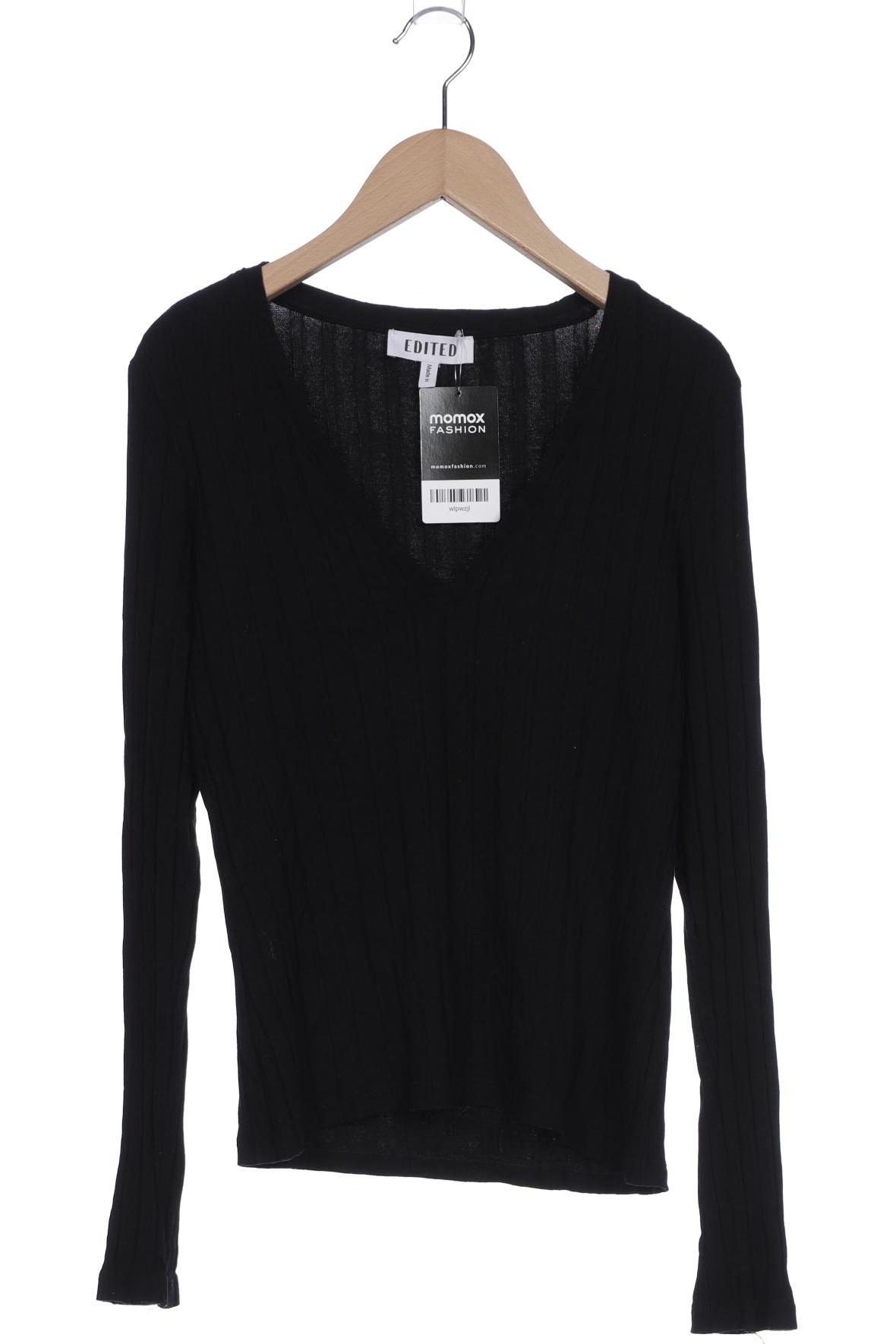 EDITED THE LABEL Damen Langarmshirt, schwarz von EDITED THE LABEL