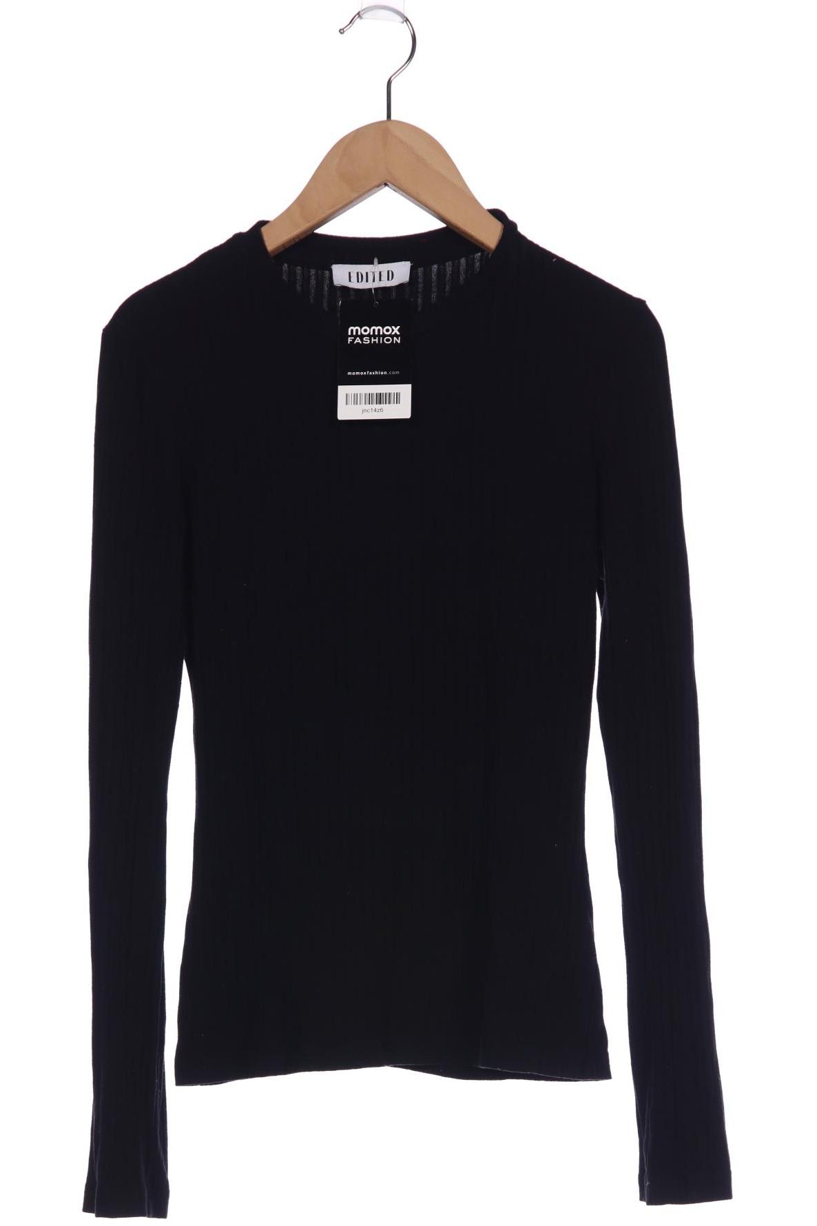 EDITED THE LABEL Damen Langarmshirt, schwarz von EDITED THE LABEL