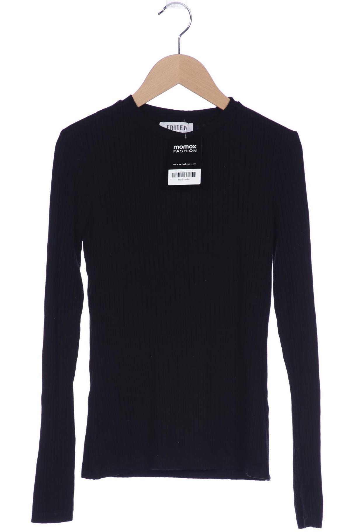 EDITED THE LABEL Damen Langarmshirt, schwarz von EDITED THE LABEL