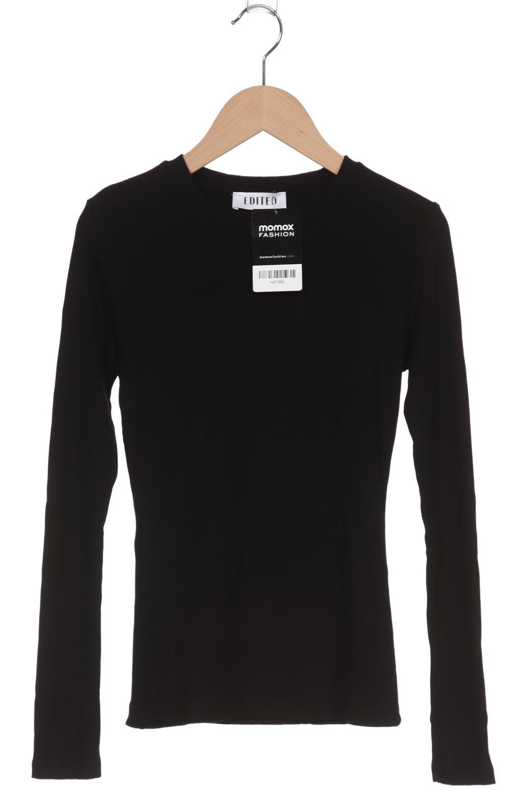 EDITED THE LABEL Damen Langarmshirt, schwarz von EDITED THE LABEL