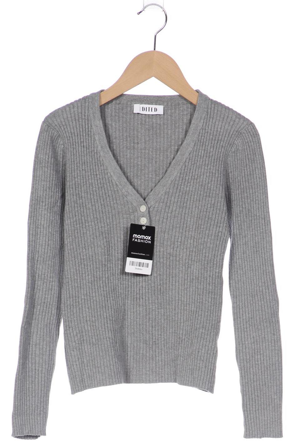 EDITED THE LABEL Damen Pullover, grau von EDITED THE LABEL