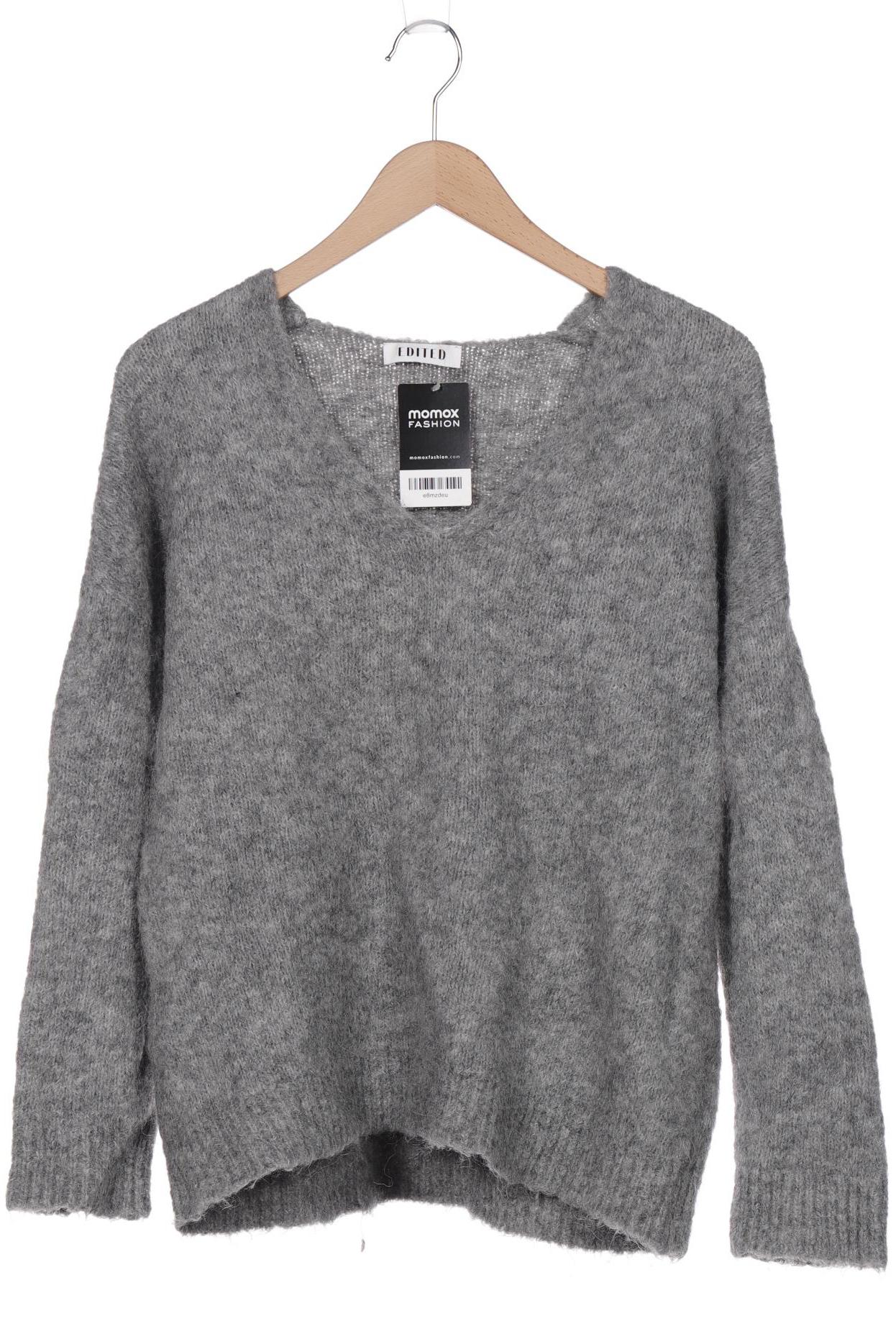 EDITED THE LABEL Damen Pullover, grau von EDITED THE LABEL