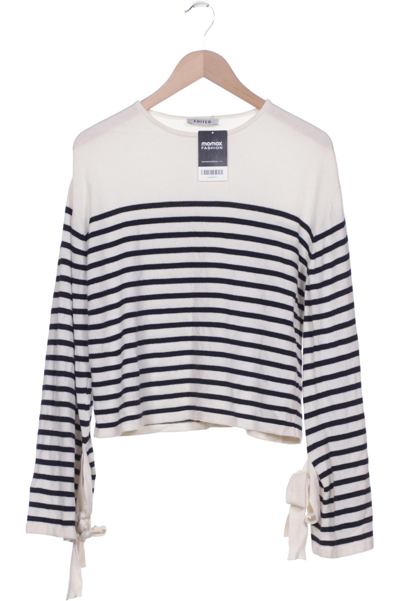 EDITED THE LABEL Damen Pullover, weiß von EDITED THE LABEL