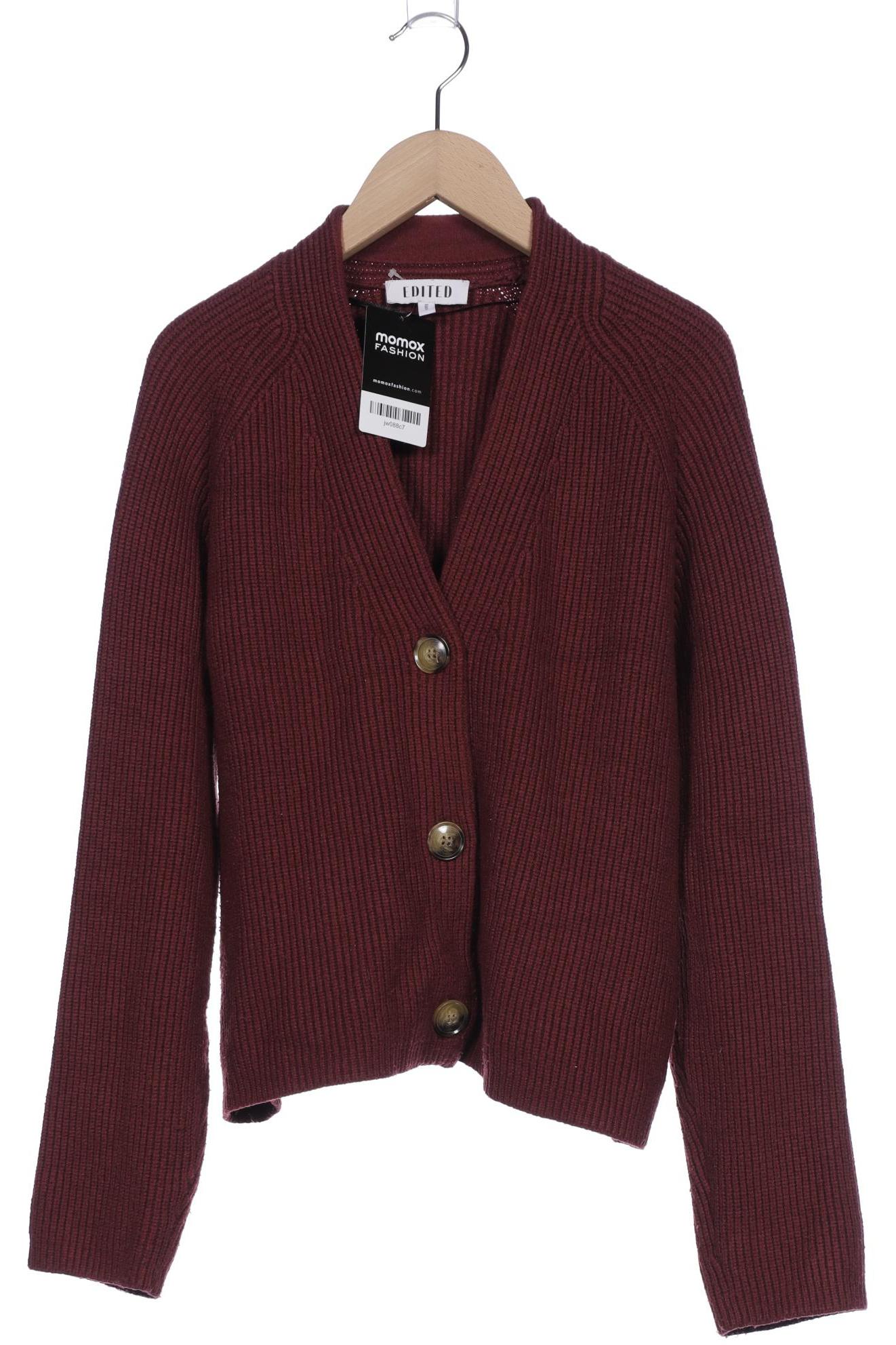 EDITED THE LABEL Damen Strickjacke, bordeaux von EDITED THE LABEL