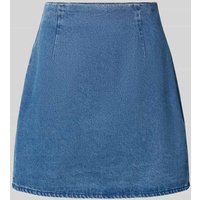 EDITED Jeansrock mit Bundfalten Modell 'Josie' in Jeansblau, Größe 42 von EDITED
