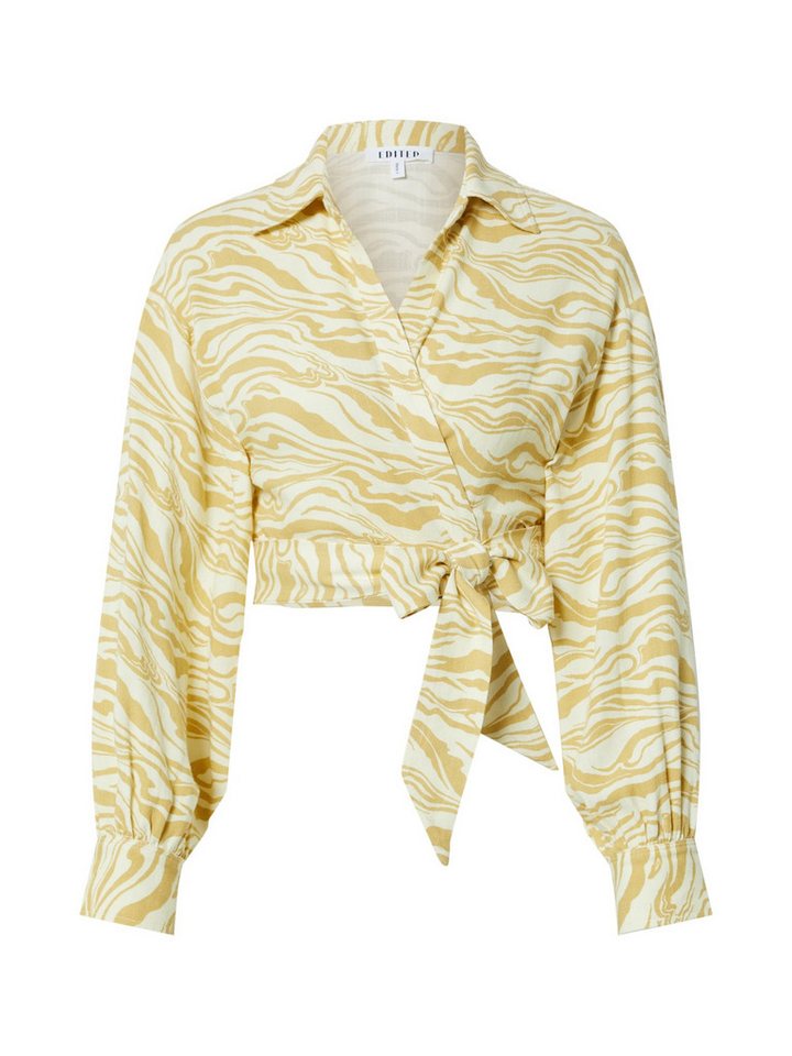 EDITED Langarmbluse Levke (1-tlg) Drapiert/gerafft von EDITED