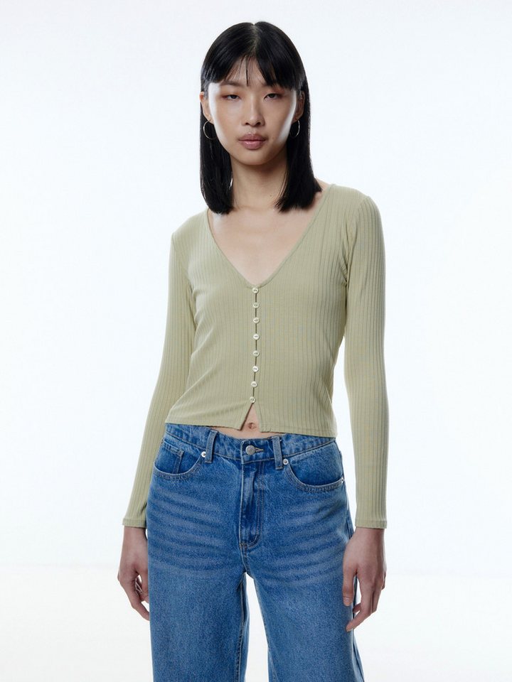 EDITED Langarmshirt Maren (1-tlg) Plain/ohne Details von EDITED