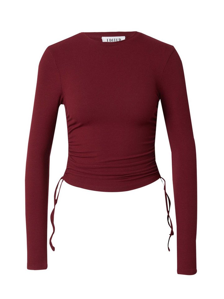 EDITED Langarmshirt Zilly (1-tlg) Drapiert/gerafft von EDITED