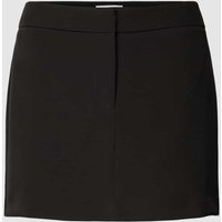 EDITED Minirock in unifarbenem Design Modell 'Freya' in Black, Größe 36 von EDITED