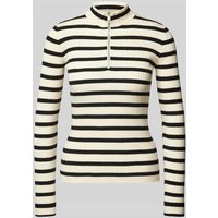 EDITED Strickpullover mit Turtleneck Modell 'Alison' in Offwhite, Größe 42 von EDITED