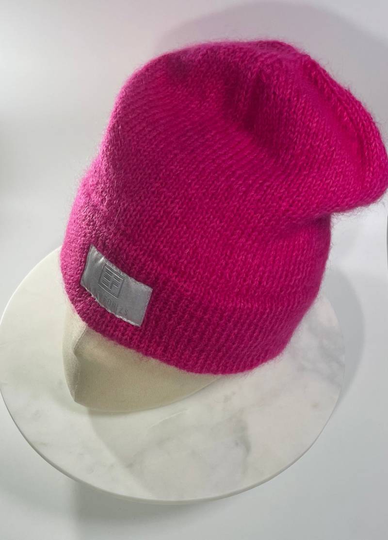 Luxuriöse, Handgestrickte Beanie Aus Feiner Mohair Und Merinowolle von EDITHFORIZS