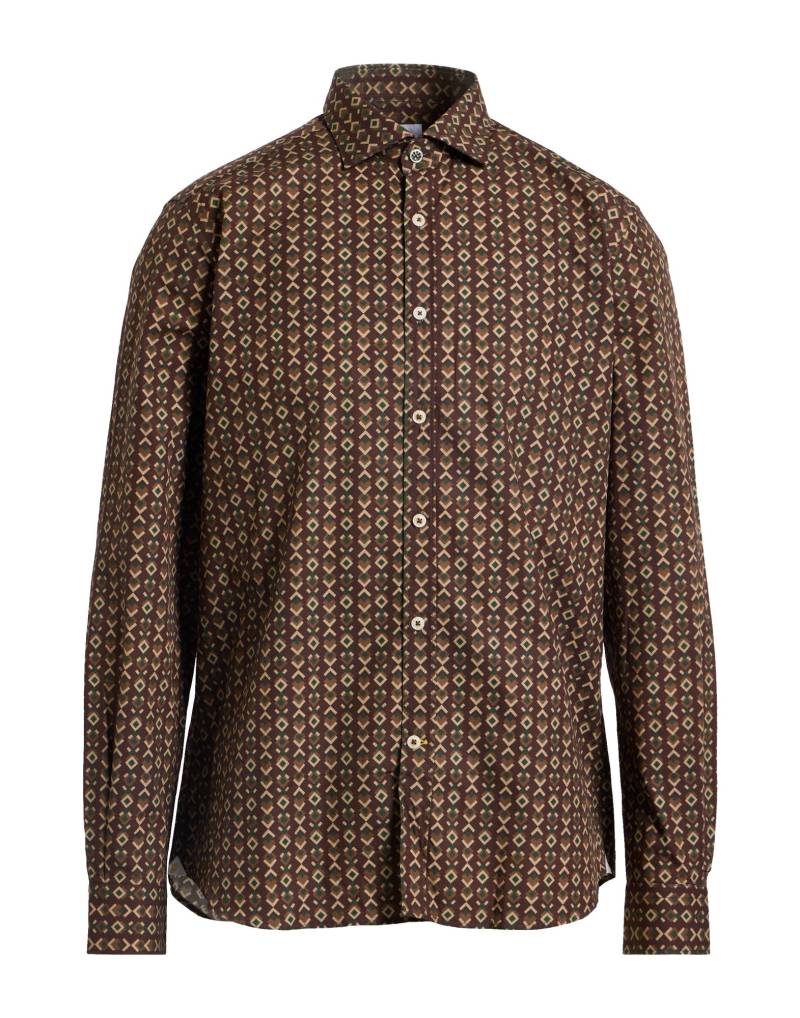 EDIZIONI LIMONAIA Hemd Herren Schokobraun von EDIZIONI LIMONAIA