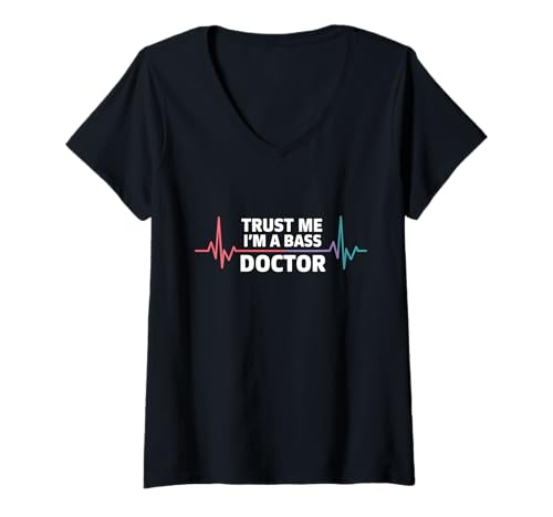 Damen Drum and Bass Raver Funny EDM Party Dubstep T-Shirt mit V-Ausschnitt von EDM DJ Festival Outfit für Männer und Frauen