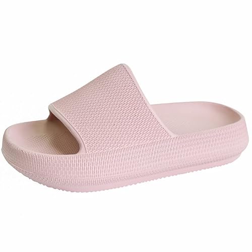 EDOSIR Badelatschen Kinder Mädchen Wolken Schlappen Jungen Badeschuhe Strand Sommer Badeschlappen Dusch Pantoletten EU29 Rosa von EDOSIR