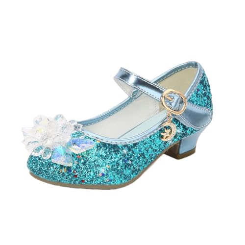 EDOSIR Mädchen Tanzschuhe Glitzer Shinning Abendschuhe Bowknot Low Heels Kleine Mädchen Mary Jane Schuhe Dress Up Prinzessin Schuhe Geburtstag Hochzeit von EDOSIR