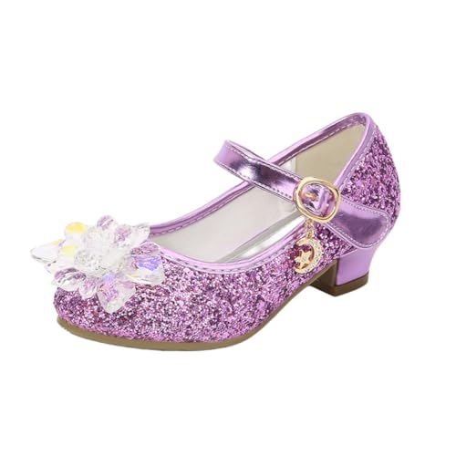 EDOSIR Mädchen Tanzschuhe Glitzer Shinning Abendschuhe Bowknot Low Heels Kleine Mädchen Mary Jane Schuhe Dress Up Prinzessin Schuhe Geburtstag Hochzeit von EDOSIR