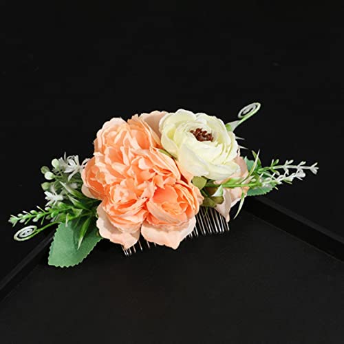 Blumenhaarkämme Sommer Hochzeit Haarschmuck Fee Blumenmädchen Clip Krone Braut Charme Kopfschmuck Schmuck-1 von EDOSSA