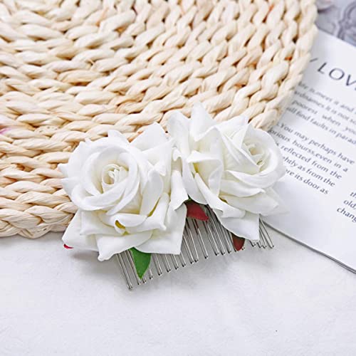 Blumenhaarkämme Sommer Hochzeit Haarschmuck Fee Blumenmädchen Clip Krone Braut Charme Kopfschmuck Schmuck-10 Blumenhaarkämme Sommer Hochzeit Haarschmuck Fee Blumenmädchen Clip Krone Braut Charme Kopfschmuck Schmuck-10 von EDOSSA
