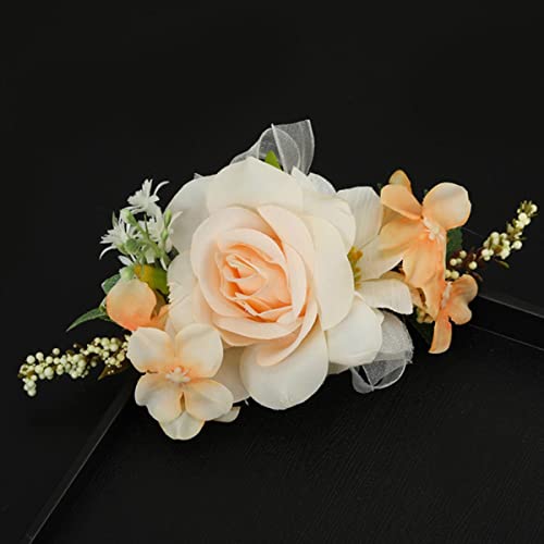 Blumenhaarkämme Sommer Hochzeit Haarschmuck Fee Blumenmädchen Clip Krone Braut Charme Kopfschmuck Schmuck-9 von EDOSSA