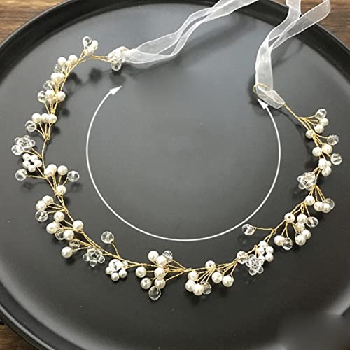 Braut Hochzeit Haarschmuck Kristall Perle Stirnbänder Haarrebe Haarschmuck Braut Brautjungfer Kopfschmuck Haarband Schmuck-GKY1824 Braut Hochzeit Haarschmuck Kristall Perle Stirnbänder Haarrebe Haarschmuck Braut Brautjungfer Kopfschmuck Haarband Schmuck-GKY1824 von EDOSSA