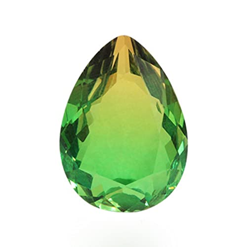 EDOSSA 10x14 13X18MM Verlaufskristall Tropfenform Turmalin Fancy Stone Pointback Schmuckherstellung Edelstein K9 Glasring Strass-Gelb Grün 002,10x14 mm,10Stk EDOSSA 10x14 13X18MM Verlaufskristall Tropfenform Turmalin Fancy Stone Pointback Schmuckherstellung Edelstein K9 Glasring Strass-Gelb Grün 002,10x14 mm,10Stk von EDOSSA