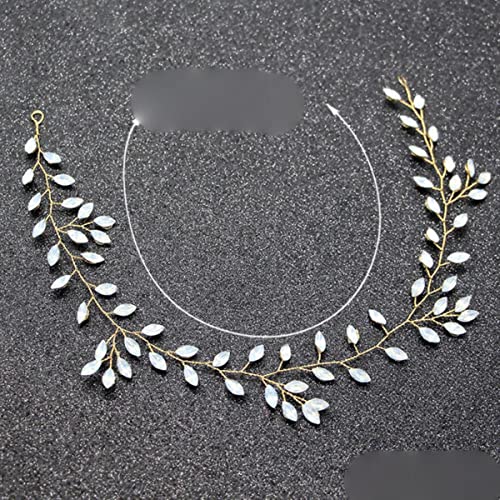 EDOSSA Braut Hochzeit Haarschmuck Kristall Perle Stirnbänder Haarrebe Haarschmuck Braut Brautjungfer Kopfschmuck Haarband Schmuck-GKY277 EDOSSA Braut Hochzeit Haarschmuck Kristall Perle Stirnbänder Haarrebe Haarschmuck Braut Brautjungfer Kopfschmuck Haarband Schmuck-GKY277 von EDOSSA