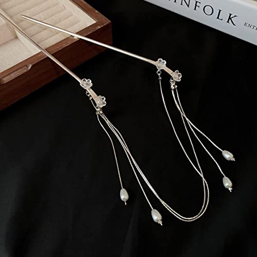 EDOSSA Vintage Haarnadel Haar Stick Blume Schmetterling Perle Lange Quaste Chinesisch Retro Trendy Haarschmuck für Frauen Schmuck-A EDOSSA Vintage Haarnadel Haar Stick Blume Schmetterling Perle Lange Quaste Chinesisch Retro Trendy Haarschmuck für Frauen Schmuck-A von EDOSSA