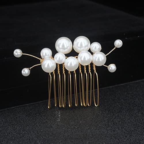 Goldfarbe Perle Hochzeit Haarkämme Haarschmuck für Frauen Kopfschmuck Schmuck Braut Kopfschmuck Frisur Design Tools-Comb-3 Goldfarbe Perle Hochzeit Haarkämme Haarschmuck für Frauen Kopfschmuck Schmuck Braut Kopfschmuck Frisur Design Tools-Comb-3 von EDOSSA