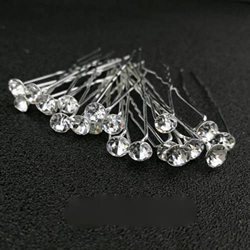 Goldfarbe Perle Hochzeit Haarkämme Haarschmuck für Frauen Kopfschmuck Schmuck Braut Kopfschmuck Frisur Design Tools-Kristall 20St von EDOSSA