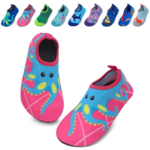 EDOTON Kinder Aquaschuhe, Anti-Rutsch Verdickte Sohle Kids Beach Schuhe Weiche und Langlebige Kinder Beachschuhe/Geeignet für Strand Schwimmbad Garten von EDOTON