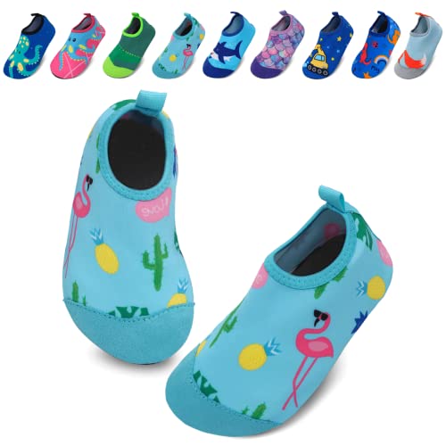 EDOTON Kinder Aquaschuhe, Anti-Rutsch Verdickte Sohle Kids Beach Schuhe Weiche und Langlebige Kinder Beachschuhe/Geeignet für Strand Schwimmbad Garten von EDOTON