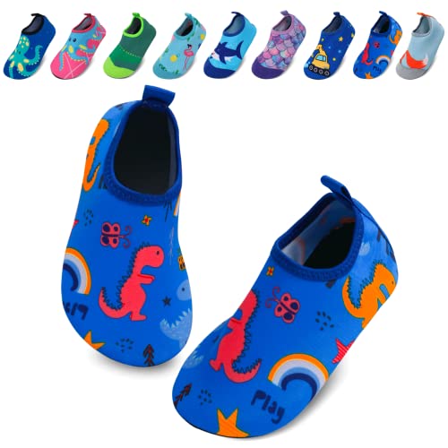 EDOTON Kinder Aquaschuhe, Anti-Rutsch Verdickte Sohle Kids Beach Schuhe Weiche und Langlebige Kinder Beachschuhe/Geeignet für Strand Schwimmbad Garten von EDOTON