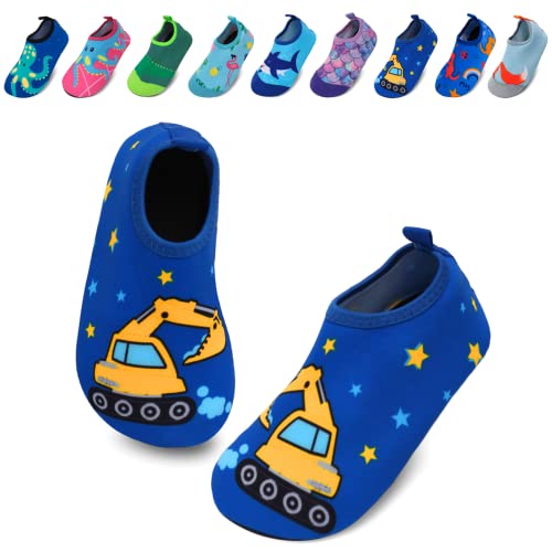 EDOTON Kinder Aquaschuhe, Anti-Rutsch Verdickte Sohle Kids Beach Schuhe Weiche und Langlebige Kinder Beachschuhe/Geeignet für Strand Schwimmbad Garten von EDOTON