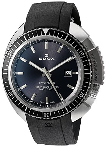 EDOX Unisex-Armbanduhr EDOX HYDRO SUB Analog Quarz Kautschuk 53200 3NGCA GIN von EDOX