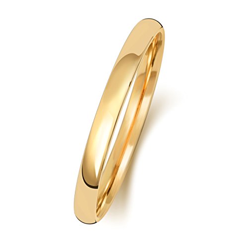 EDS Jewels 9 Karat (375) Gold 2mm Slight Court Form Herren/Damen - Trauring/Ehering/Hochzeitsring WJS150919KY von EDS Jewels