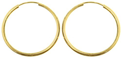 9 Karat (375) Gold Damen - Paar Creolen - 20mm WJS3858 von EDS Jewels