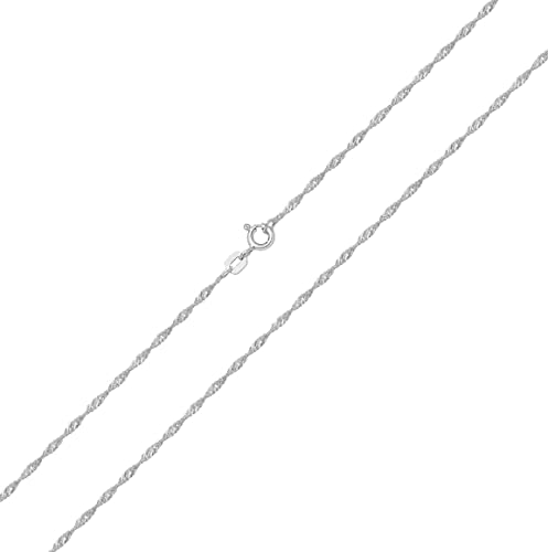 925 Sterling Silber Damen - Singapur Kette - 51cm WJS16946 von EDS Jewels