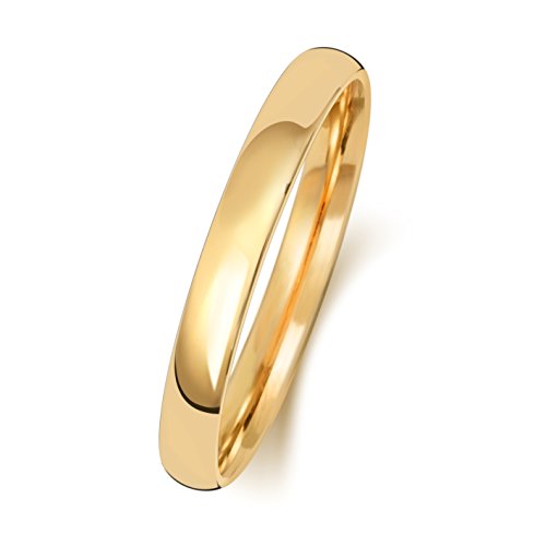 9 Karat (375) Gold 2,5mm Slight Court Form Herren/Damen - Trauring/Ehering/Hochzeitsring WJS150979KY von EDS Jewels