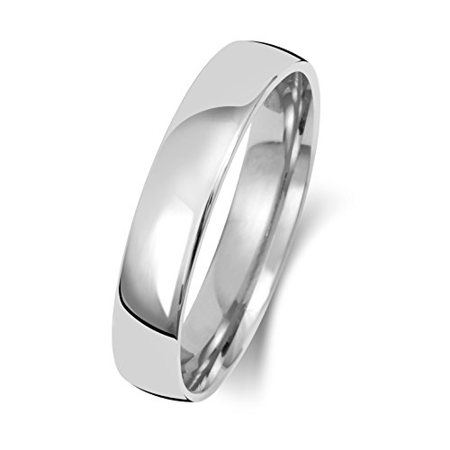 EDS Jewels Platin 950 4mm Slight Court Form Herren/Damen - Trauring/Ehering/Hochzeitsring TRS15111PT950RSO von EDS Jewels