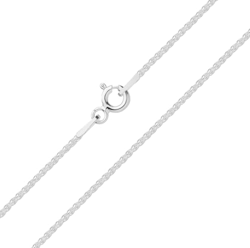 Elegant 925 Sterling Silber Damen - Haferkorn Kette - 41cm WJS30318L16 von EDS Jewels